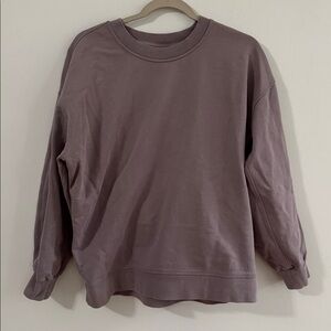 lululemon athletica Perfectly Oversized Soft Purple Crewneck Sweatshirt